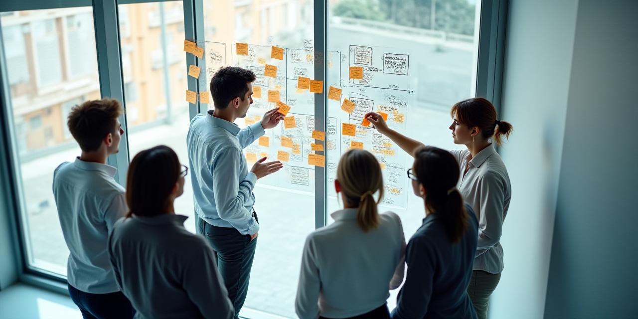 ワークショップでカスタマージャーニーを構築するプロフェッショナルチーム